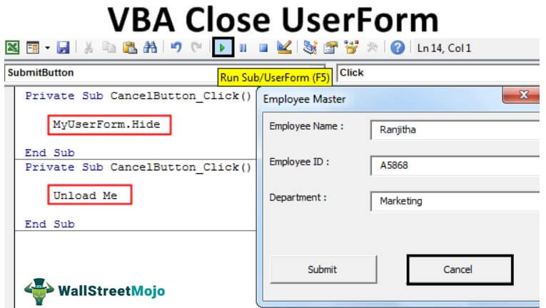 Excel Vba Userform Examples