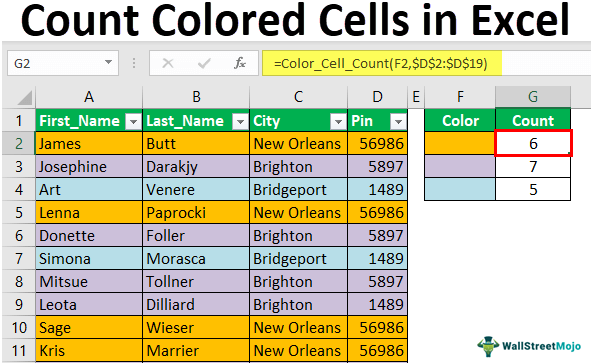 find count and sum by color excel for mac