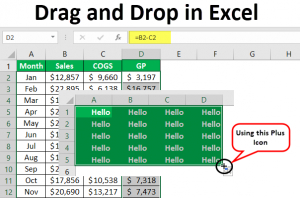 vba drag and drop file excel