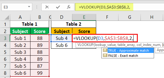 Excel Commands Example 1-4