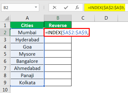 Using Excel Formula Example 2.3
