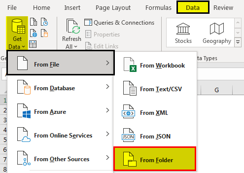 Power Query Excel Example 1.1