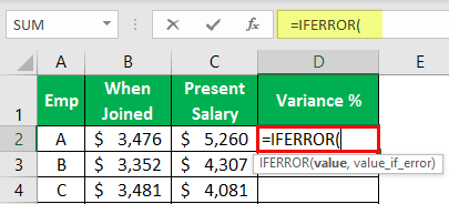 Percentage Change Formula In Excel Step To Calculate Example