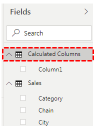 Calculated Columns