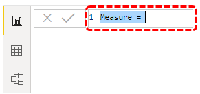 measures in power bi (measure - formula tab)