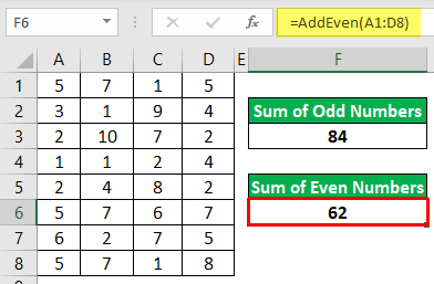  Add Even Numbers Example 3