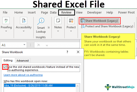 how to share excel spreadsheets