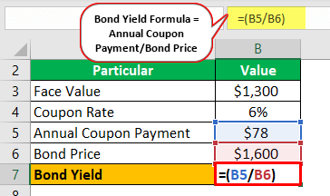 Bond Yield Formula - Example 1-2