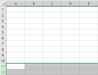 Maximum number of rows Example 2