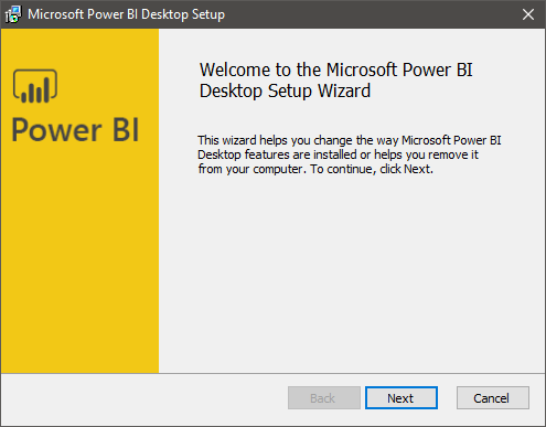 Power BI Desktop Setup