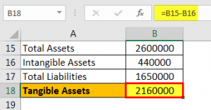 Tangible Net Worth Formula | Step by Step Examples & Calculation