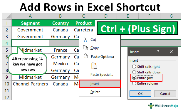 Add-Rows-in-Excel-Shortcut