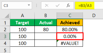 Excel Error in Value Example 2.1