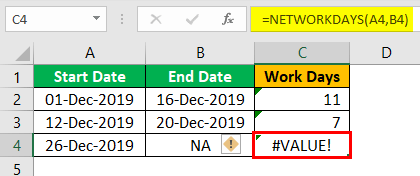 Excel Error in Value Example 3.3