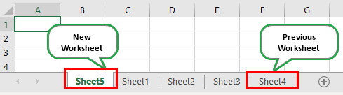 Excel New Sheet Shortcut Example 1.8