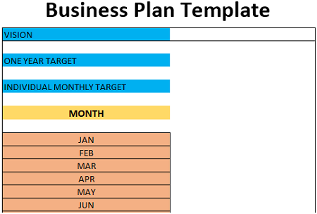 sales plan template excel free download