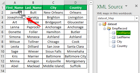 Excel open xml Example 1-9