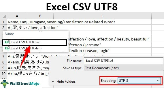 طموح شحم و  Excel CSV UTF8 | Easy Step to Convert Excel File into CSV UTF8