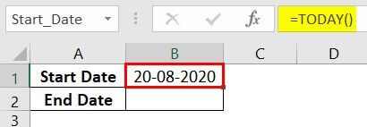 Calendar Drop Down in Excel Example 3