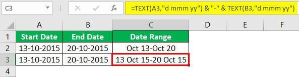 Date Range Example 3-1