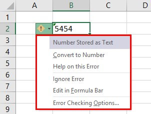 Error Checking Excel 1.6