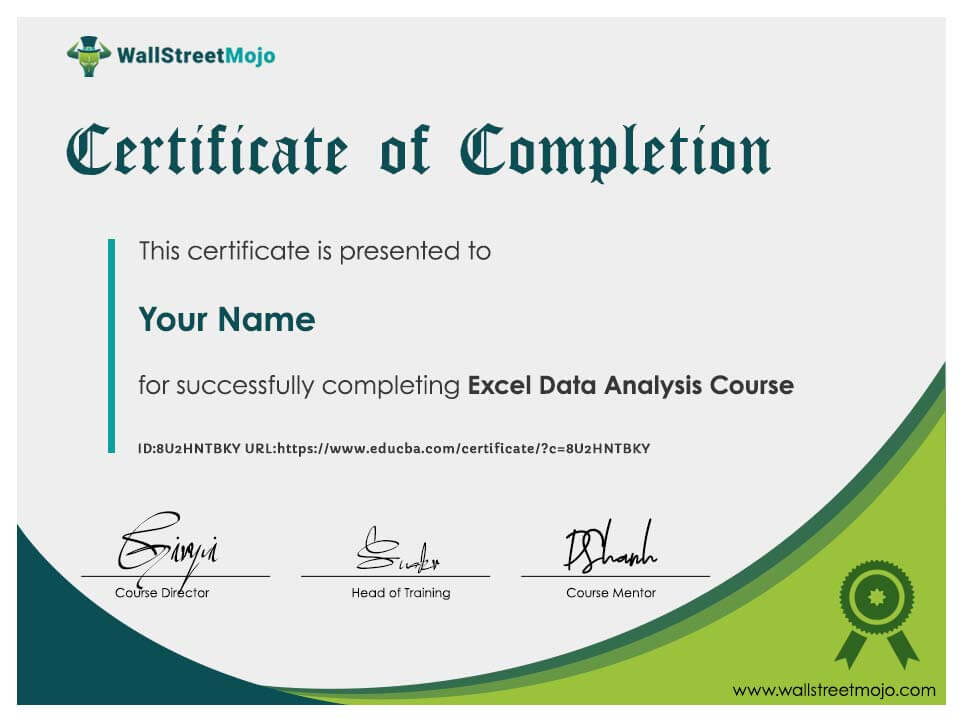 data analysis excel training